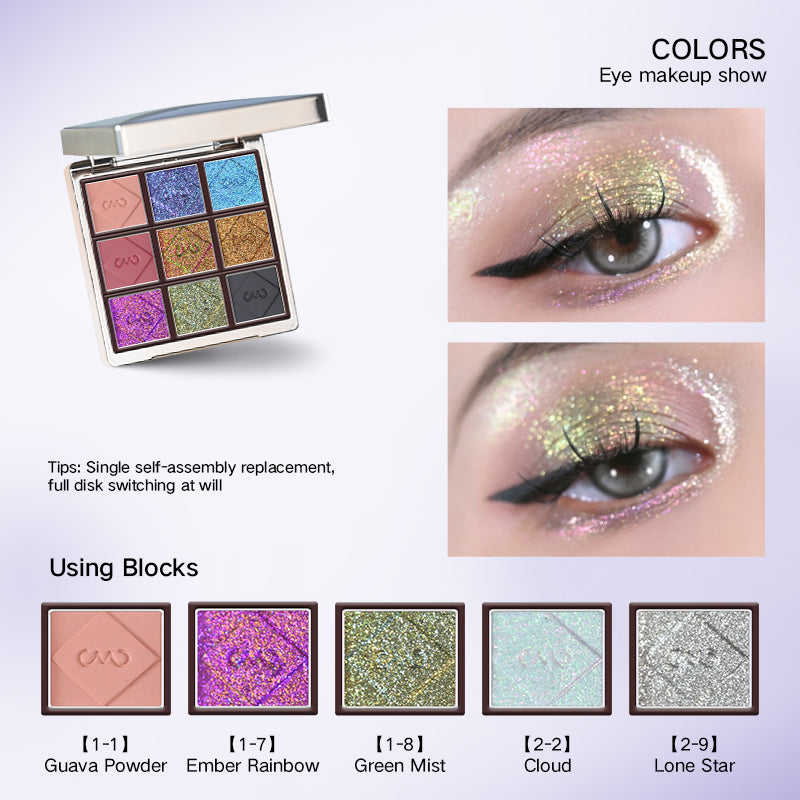 CHARMACY PALETTE PRO Chameleon Customizable All-in-One Palette (Blush, Highlighter, Contour & Eyeshadow