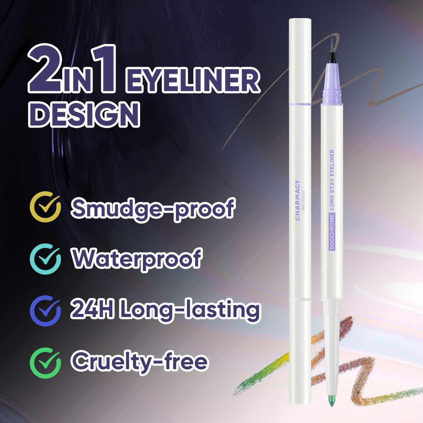 CMC DOUBLE HEADED GEL EYELINER
