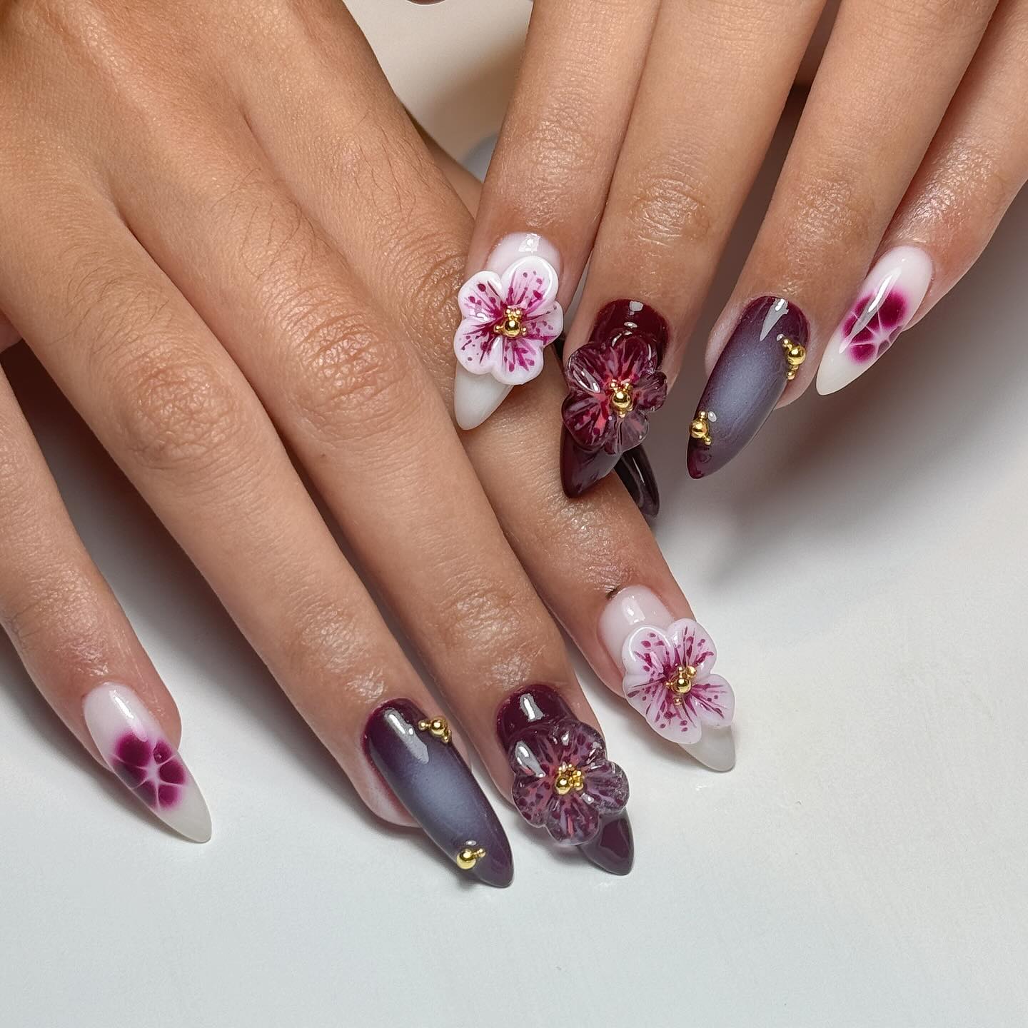 Burgundy Blossom