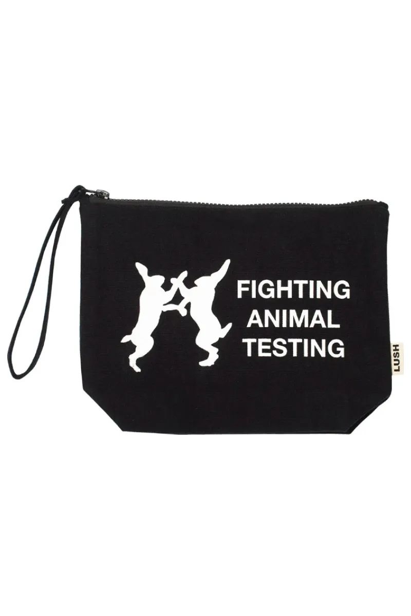 Fighting Animal Testing Cosmetic Pouch