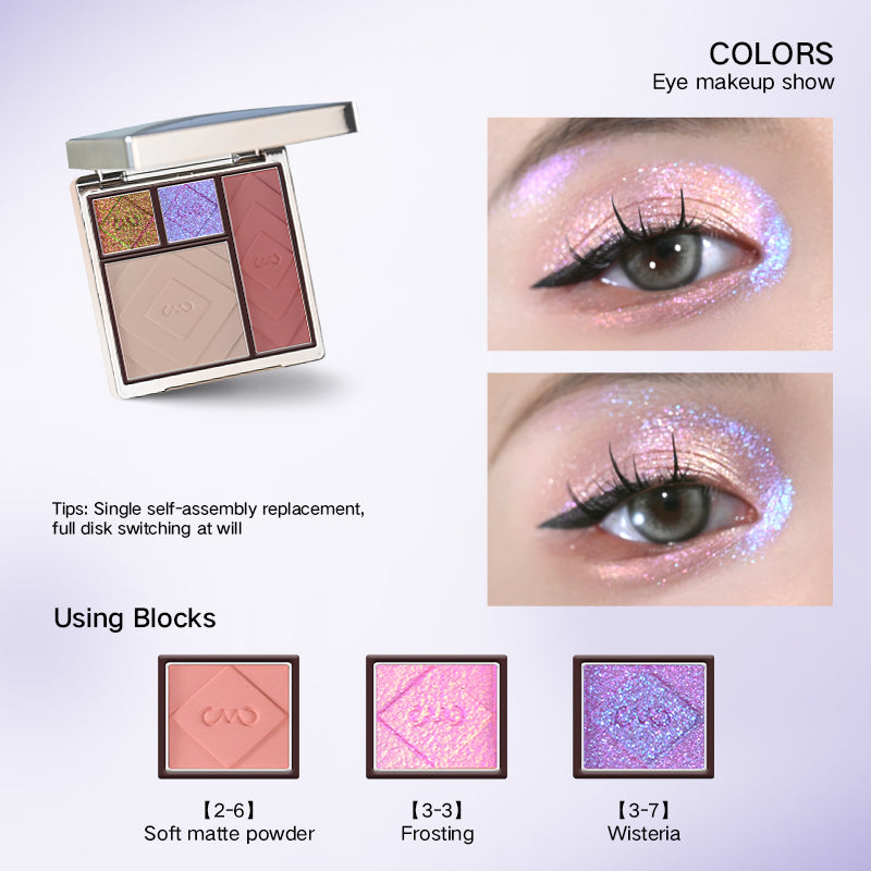 CHARMACY PALETTE PRO Chameleon Customizable All-in-One Palette (Blush, Highlighter, Contour & Eyeshadow