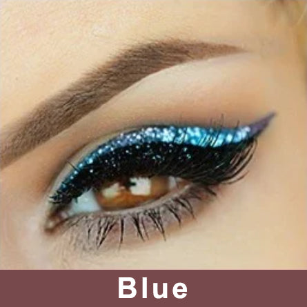 NEENCE® 8 Colors Reusable Eyeliner and Eyelash Stickers with Glitter