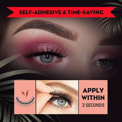 Buy One Get One Free🔥 NEENCE® Waterproof & Reusable Self-Adhesive Eyelashes