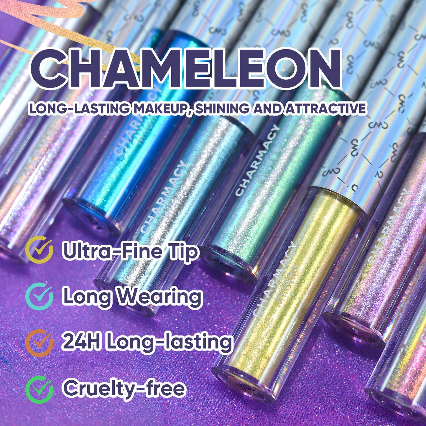 CHARMACY Multichrome Eyeliner Liquid Liner
