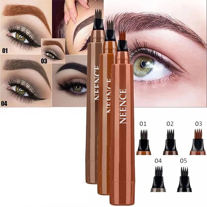 Buy 1 Get 1 Free🔥 NEENCE® 4 Tipped Waterproof Brow Pen
