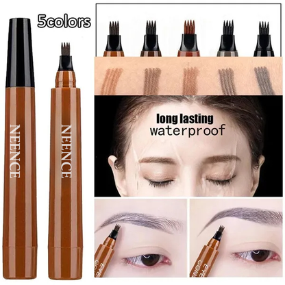 Buy 1 Get 1 Free🔥 NEENCE® 4 Tipped Waterproof Brow Pen