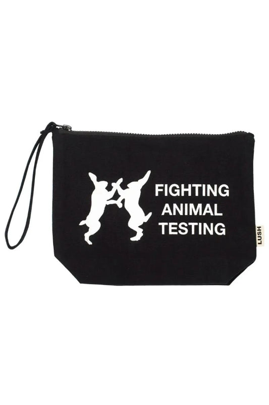 Fighting Animal Testing Cosmetic Pouch