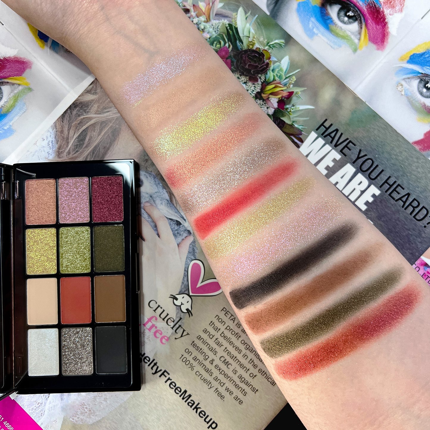 CMC EYE SHADOW 12 COLORS PALETTE